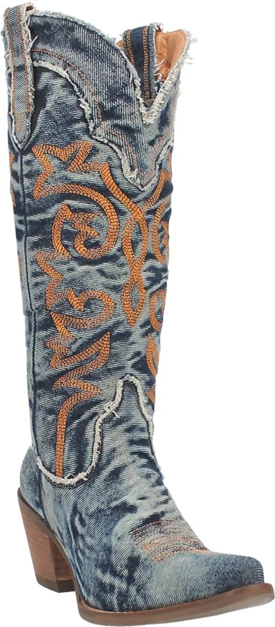 Texas Tornado Knee High Western Boot