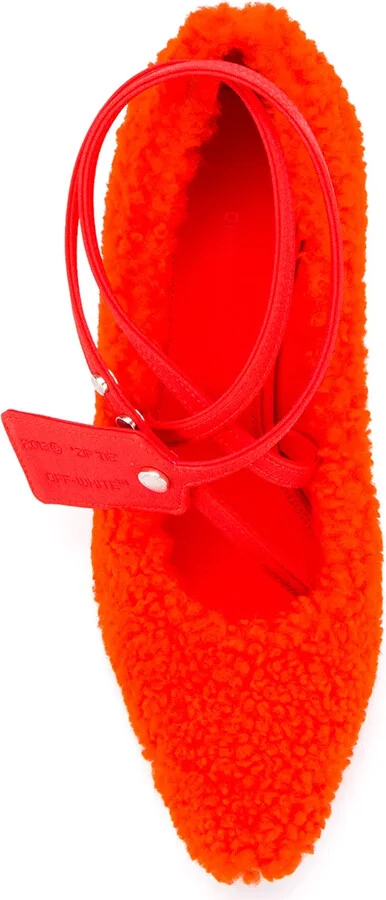 Textured Ankle-Strap Pumps - Image 4