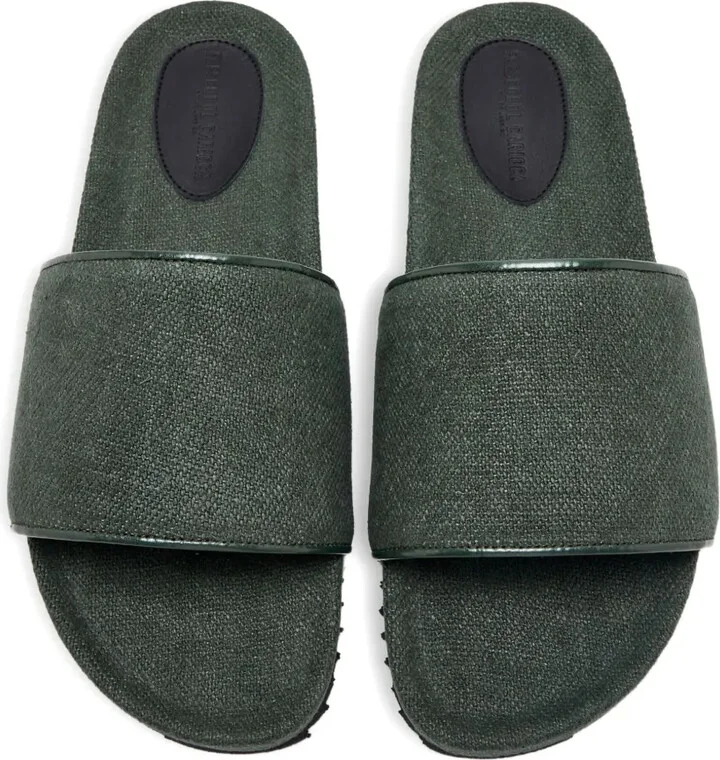 Textured-Band Slide Sandals - Image 2