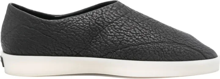 Textured-Finish Loafers