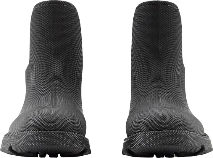 Textured-Finish Round-Toe Boots - Image 3