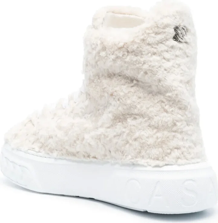 Textured High-Neck Sneakers - Image 3