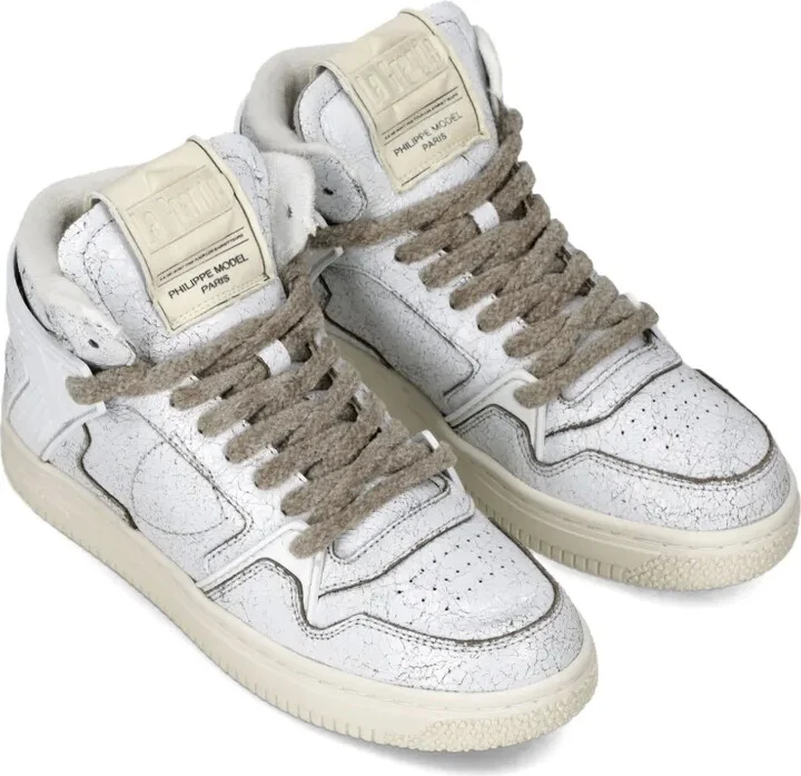 Textured High-Top Sneakers - Image 2