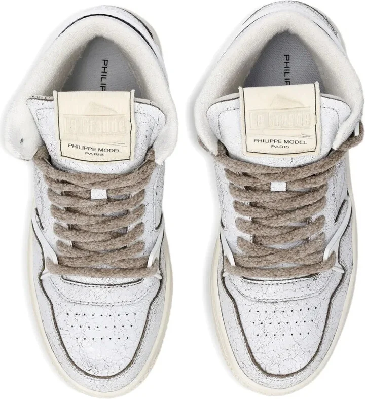 Textured High-Top Sneakers - Image 3