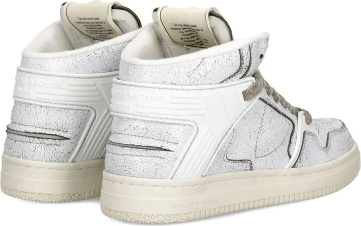 Textured High-Top Sneakers - Image 4