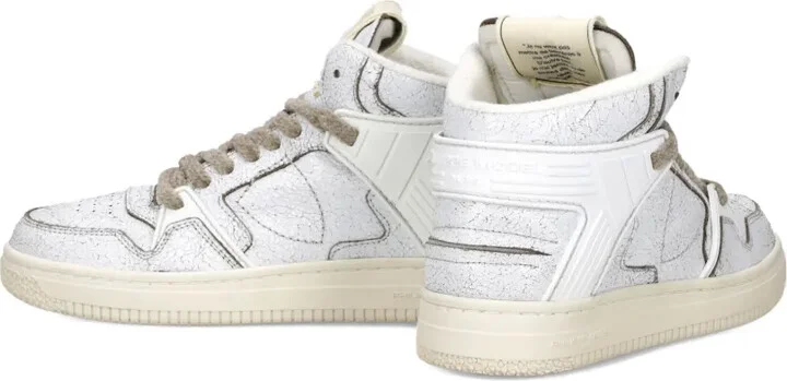 Textured High-Top Sneakers - Image 5