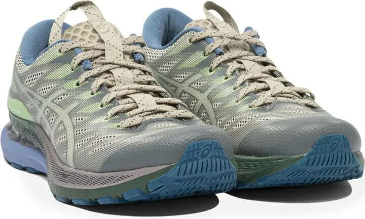 Textured Lace-Up Mesh Sneakers - Image 2