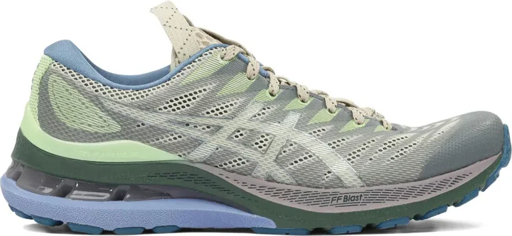 Textured Lace-Up Mesh Sneakers