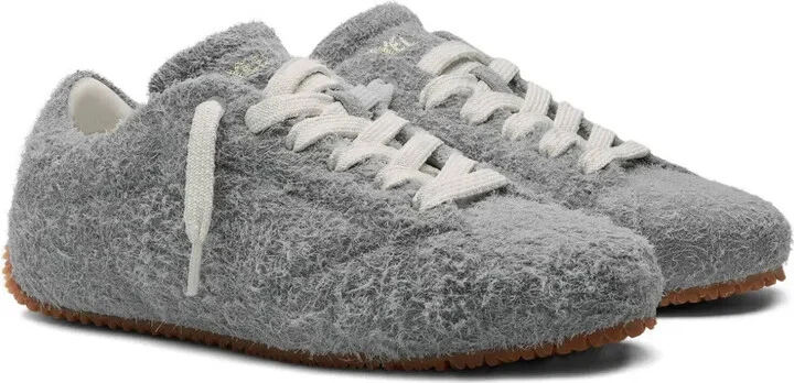 Textured Lace-Up Sneakers - Image 2