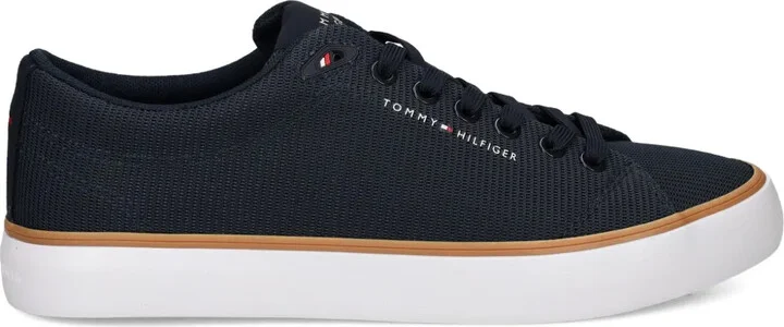 Textured Lace-Up Sneakers