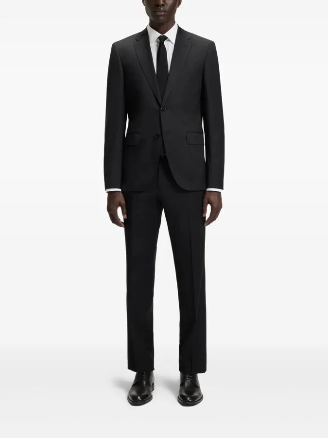 Textured Leather Derby Shoes - Image 4