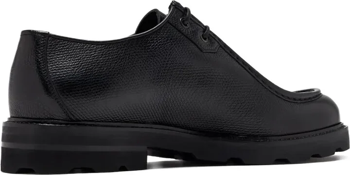 Textured-Leather Derby Shoes - Image 2