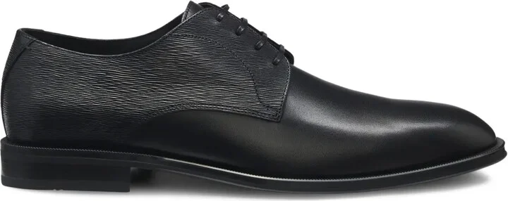 Textured Leather Derby Shoes