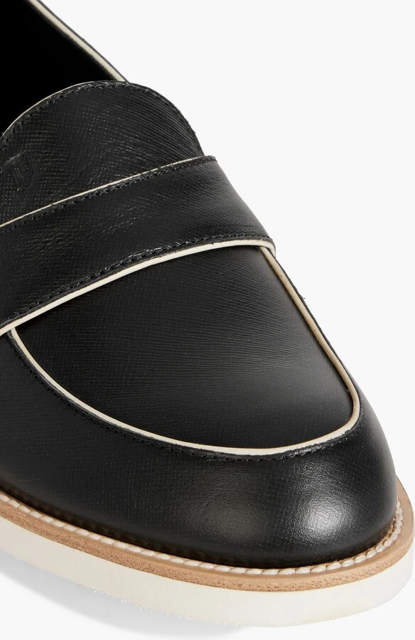 Textured-leather loafers - Image 4