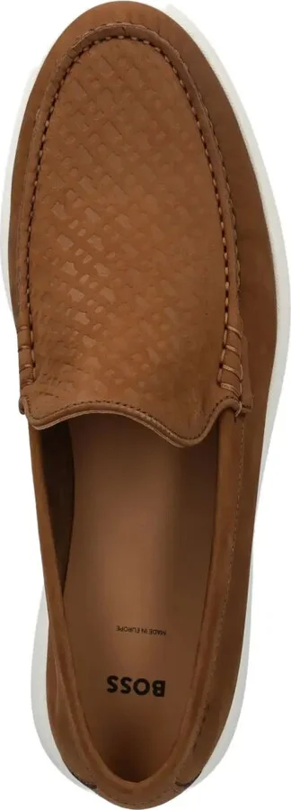Textured-Leather Loafers - Image 3