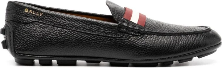 Textured Leather Moccasin
