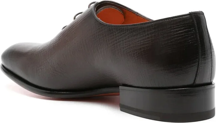 Textured Leather Oxford Shoes - Image 3