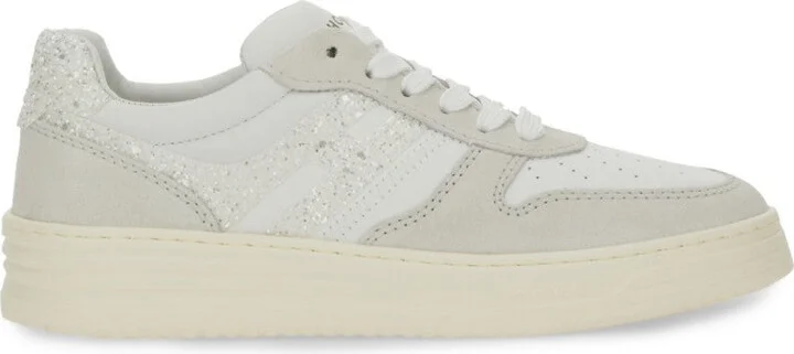 Textured Leather Sneakers