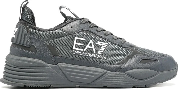 Textured Nylon Trainers With Rubber Sole