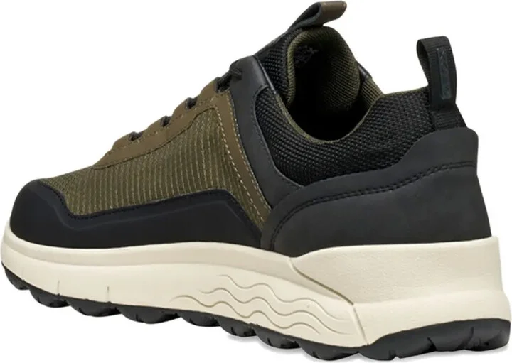 Textured Panelled Low-Top Sneakers - Image 5