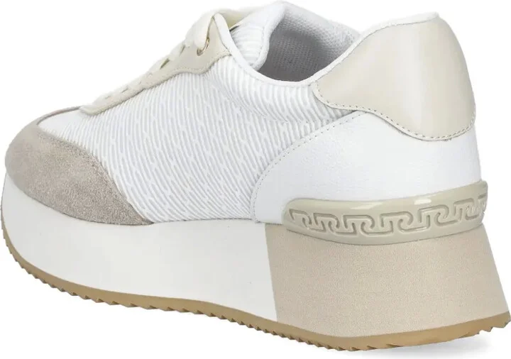 Textured-Panels Platform Sneakers - Image 3