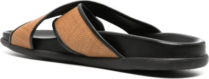 Thais flat leather sandals - Image 3