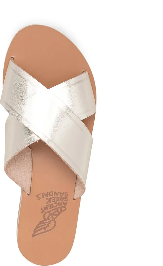 Thais slip-on metallic sandals - Image 4