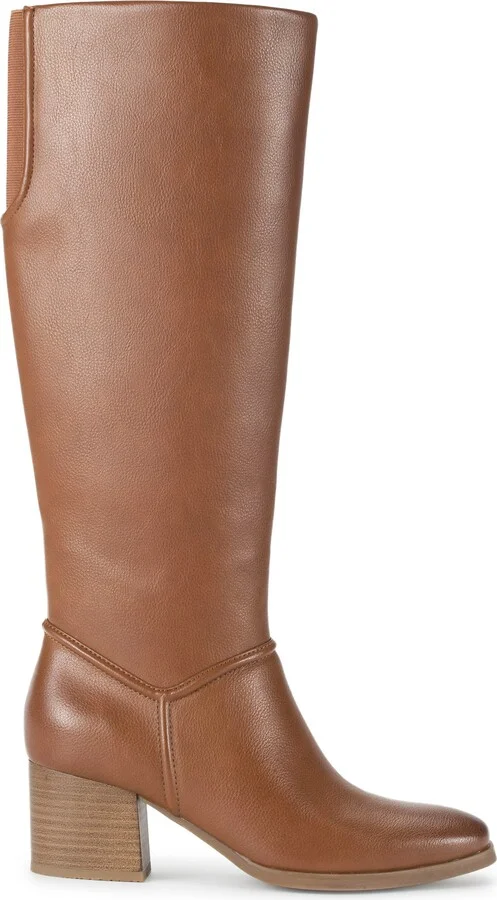 Thalia Knee High Faux Leather Boot - Image 4