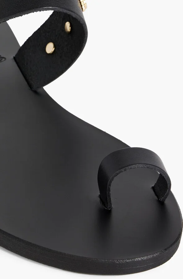 Thalia studded leather sandals - Image 4