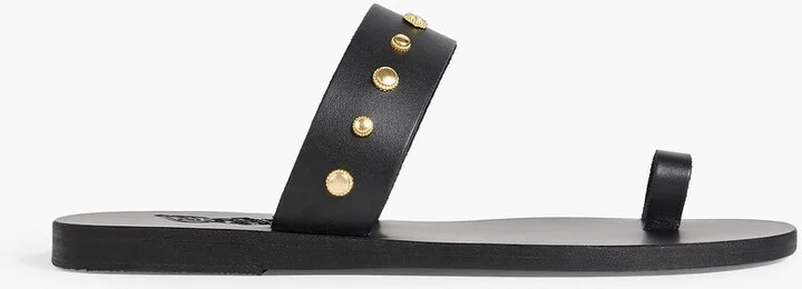 Thalia studded leather sandals
