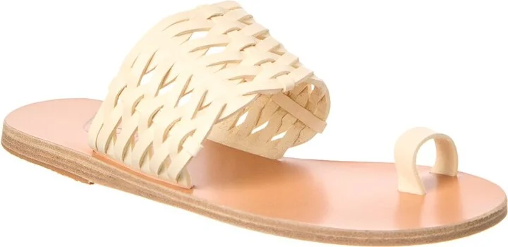 Thalia Woven Leather Sandal