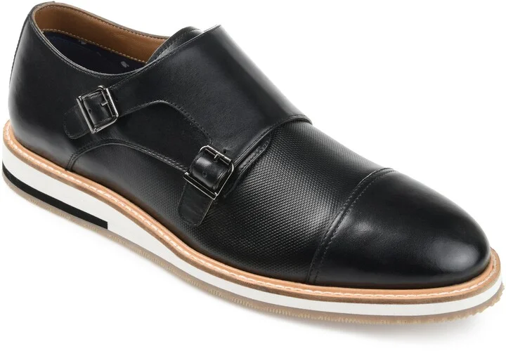 Thatcher Cap Toe Monk Strap Dress Shoe