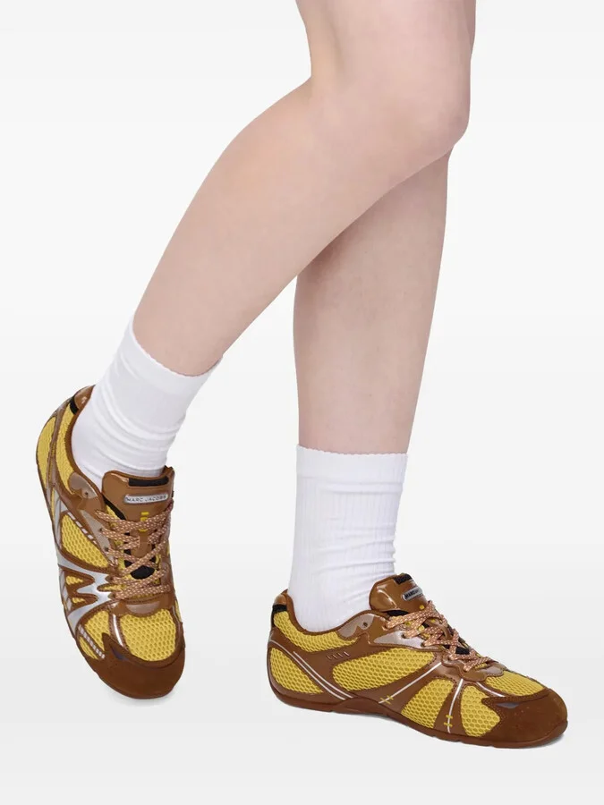 The 72 Spring mesh-panelled leather sneakers - Image 5
