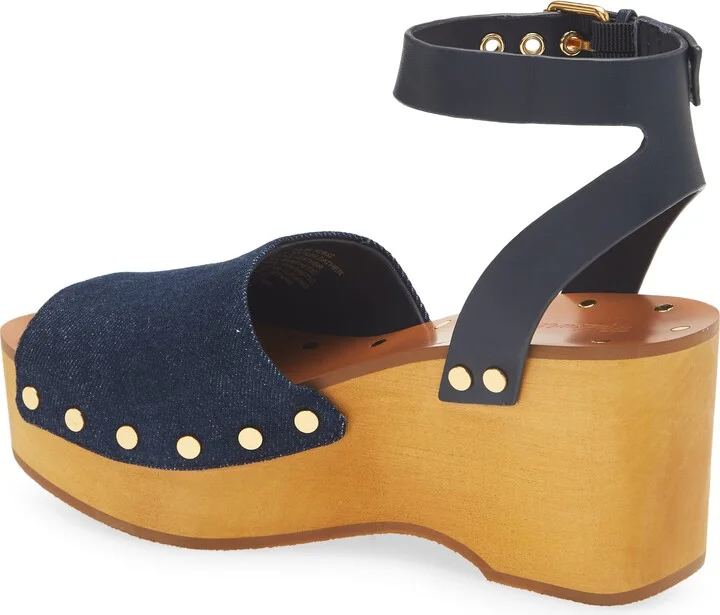 The Anouk Denim Platform Clog Sandal - Image 2