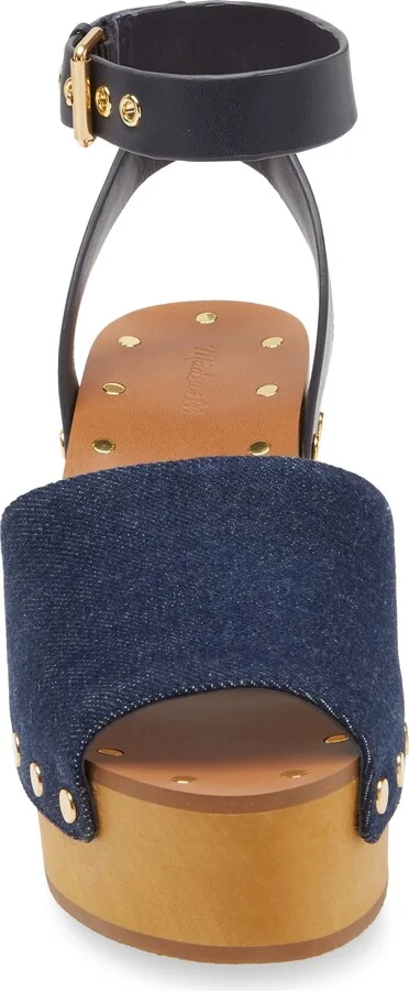 The Anouk Denim Platform Clog Sandal - Image 4