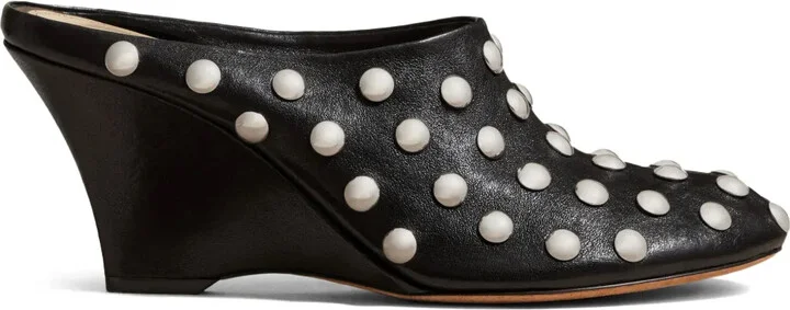 The Apollo stud-embellished mules