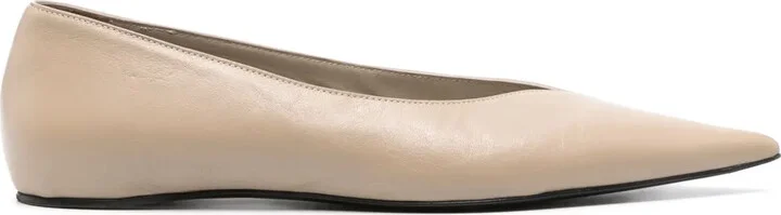 The Asymmetric ballerina shoes