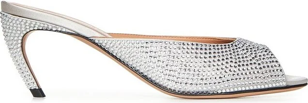 The Attico Ada Embellished Mules
