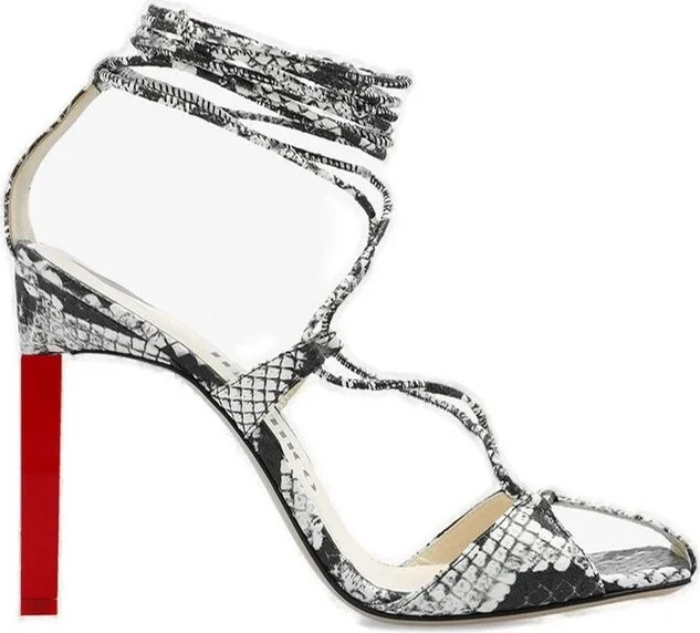 The Attico Adele Ankle-Strap Sandals