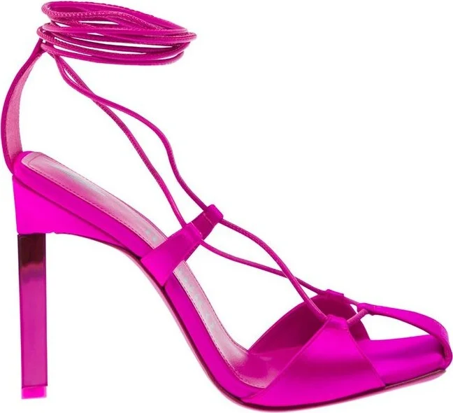 The Attico Adele Lace-Up Pump Shoes