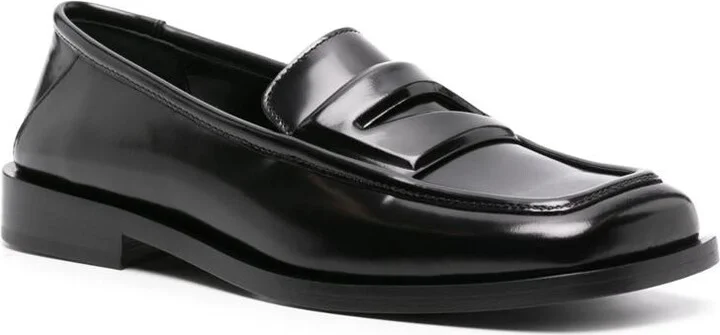The Attico Amanda Leather Loafers - Image 2