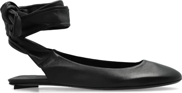 The Attico Ankle Strap Flat Shoes