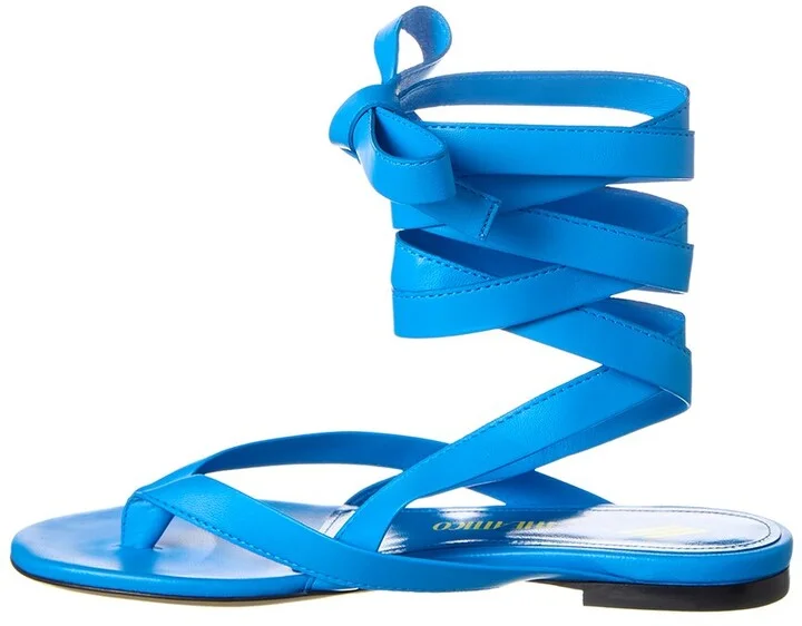 The Attico Beth Leather Sandal - Image 2