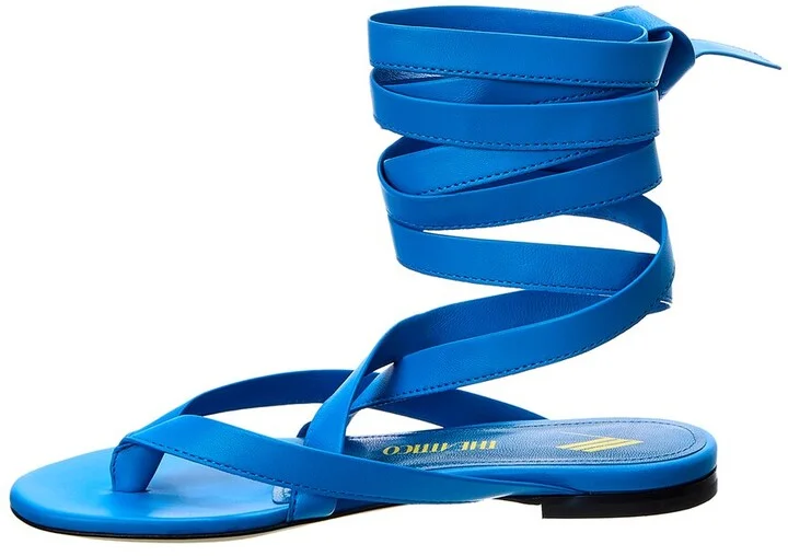 The Attico Beth Leather Sandal - Image 2