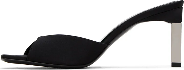 The Attico Black Adele Mules - Image 3