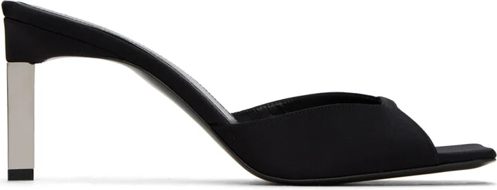 The Attico Black Adele Mules