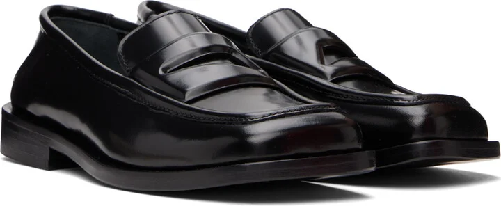 The Attico Black Amanda Loafers - Image 4