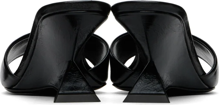 The Attico Black Cheope Mules - Image 2