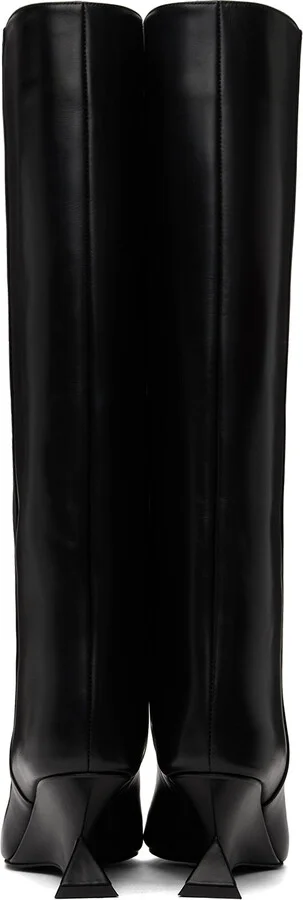 The Attico Black Cheope Tube Tall Boots - Image 2