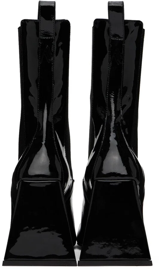 The Attico Black Devon Ankle Boots - Image 2